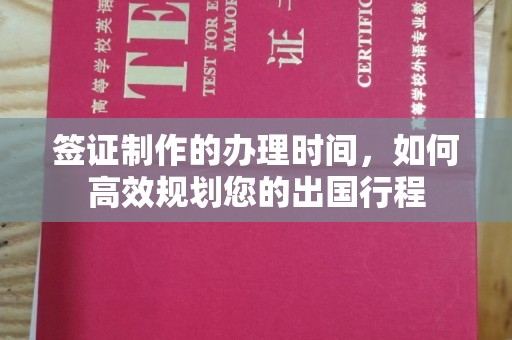 昌乐签证制作的办理时间，如何高效规划您的出国行程